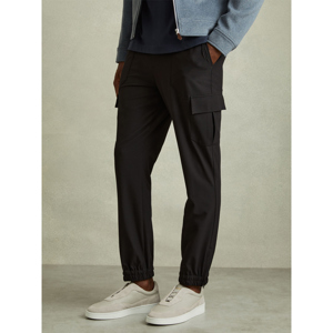 REISS HOLD Elasticated Cargo Trousers